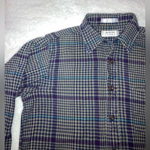Vintage Arrow Sport Long Sleeved Button Up Plaid Shirt